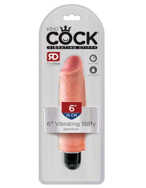 KING COCK 6 IN VIBRATING STIFFY LIGHT