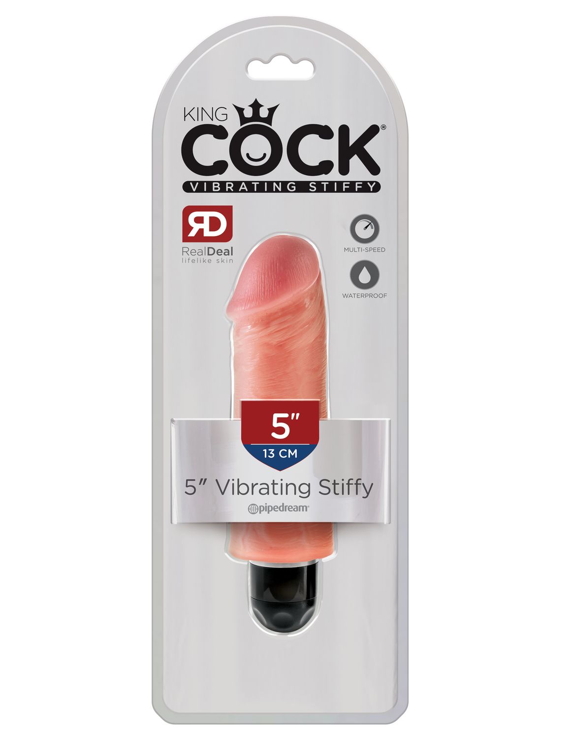 KING COCK 5 IN VIBRATING STIFFY LIGHT