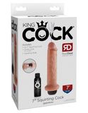 KING COCK 7 IN SQUIRTING COCK LIGHT