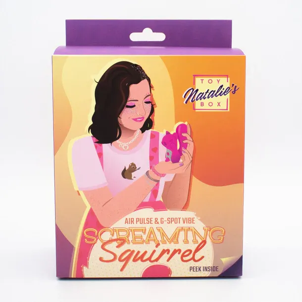 SCREAMING SQUIRREL AIR PULSE &amp; G-SPOT VIBRATOR