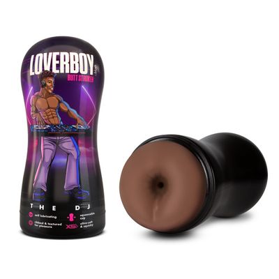 LOVERBOY THE DJ SELF LUBRICATING STROKER BROWN
