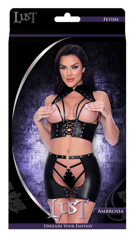 LUST FETISH RHEA BLACK S/M