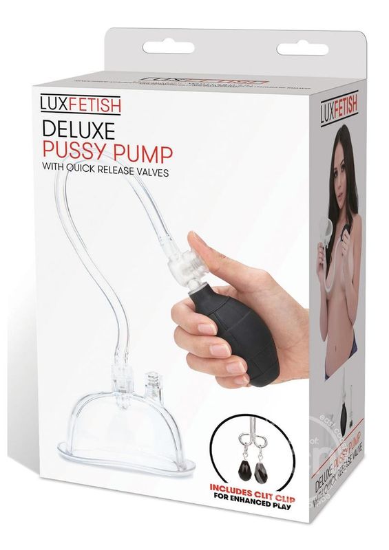 LUX FETISH PUSSY PUMP W/ CLIT CLAMP