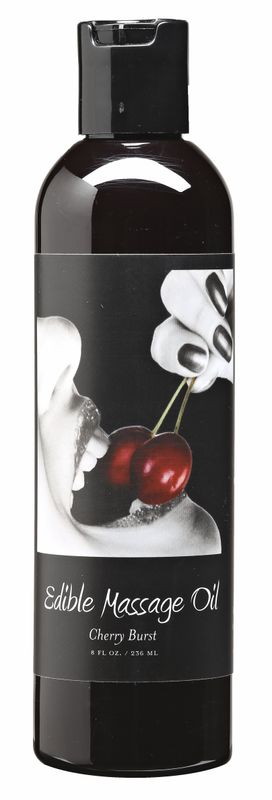 MASSAGE OIL EDIBLE CHERRY 8 OZ