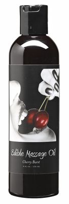 MASSAGE OIL EDIBLE CHERRY 8 OZ