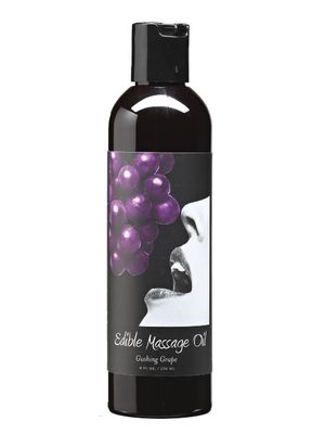 MASSAGE OIL EDIBLE GRAPE 8OZ