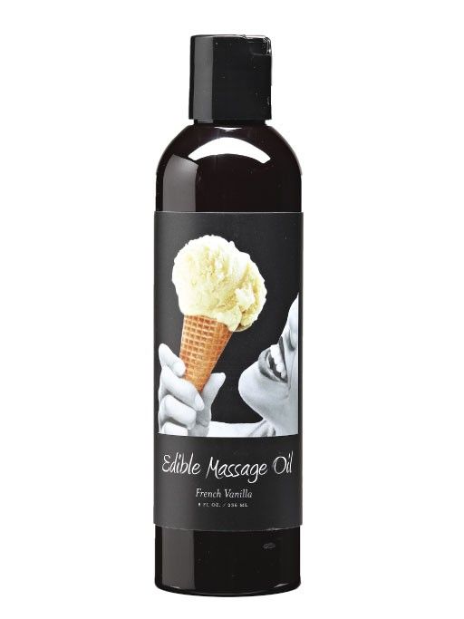 MASSAGE OIL EDIBLE VANILLA 8OZ