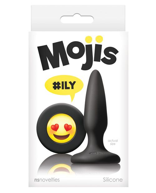 MOJI&#39;S #ILY BUTT PLUG BLACK