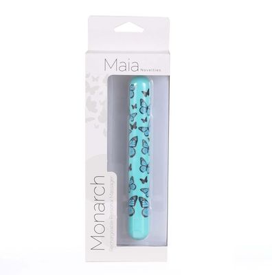 MONARCH BUTTERFLY PATTERN LONG RECHARGEABLE BULLET