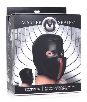 MS SCORPION HOOD W/BLINDFOLD &amp; MASK