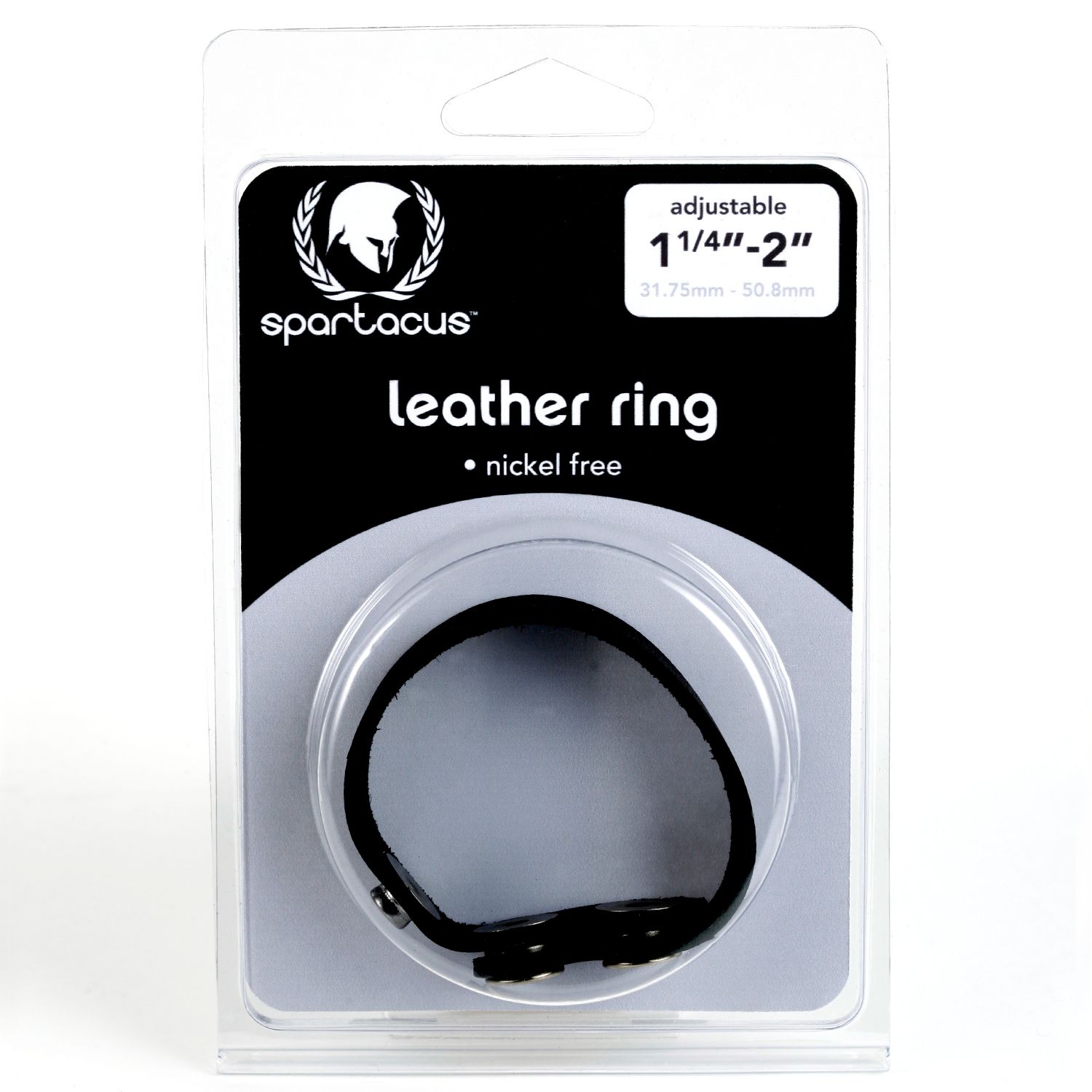 NICKEL FREE LEATHER COCK RING