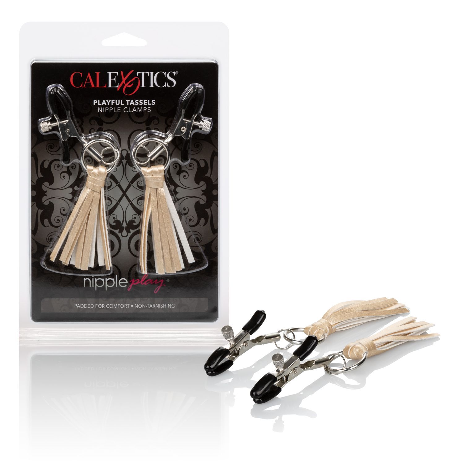 NIPPLE PLAY PLAYFUL TASSELS NIPPLE CLAMPS GOLD