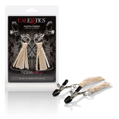 NIPPLE PLAY PLAYFUL TASSELS NIPPLE CLAMPS GOLD