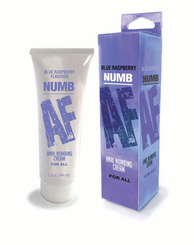 NUMB AF DESENSITIZING ANAL GEL BLUE RASPBERRY 1.5OZ