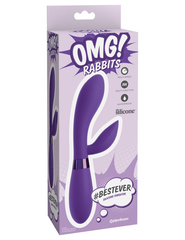 OMG! RABBITS #BESTEVER SILICONE VIBRATOR