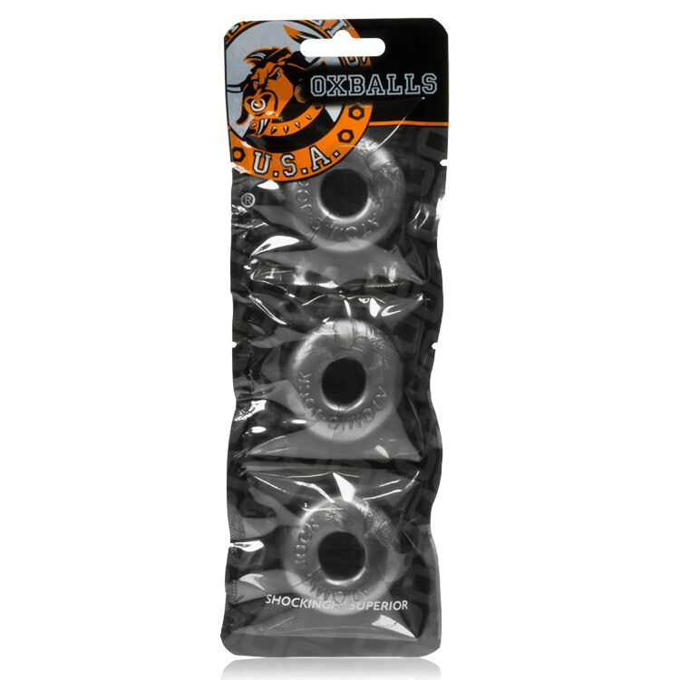 OXBALLS RINGER 3PK DO-NUT 1 STEEL