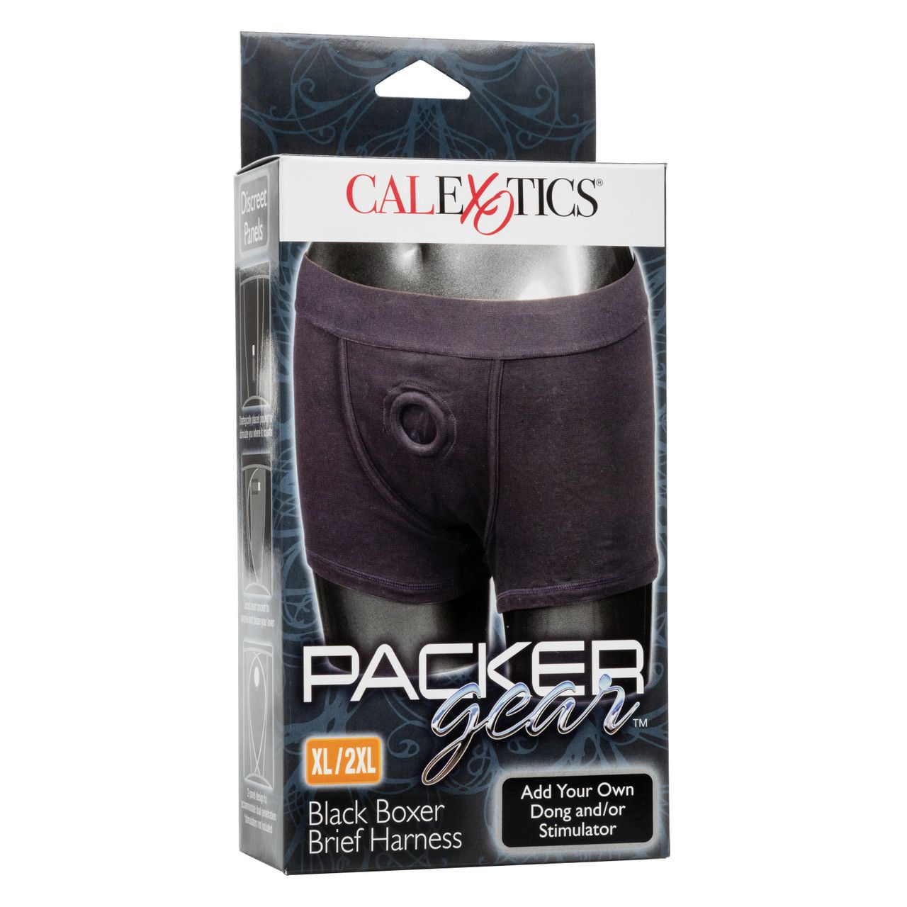 PACKER GEAR BLACK BRIEF HARNESS XL/2XL