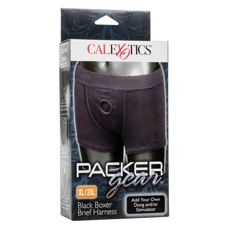 PACKER GEAR BLACK BRIEF HARNESS XL/2XL