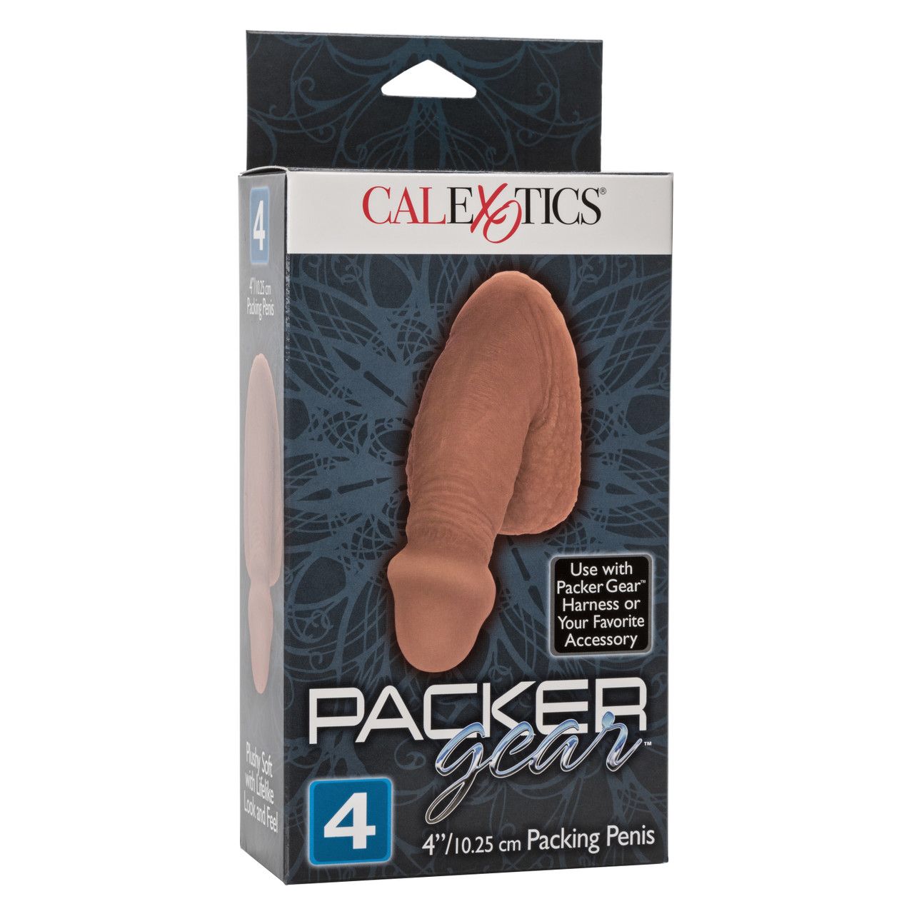 PACKER GEAR PACKING PENIS 4&quot; BROWN