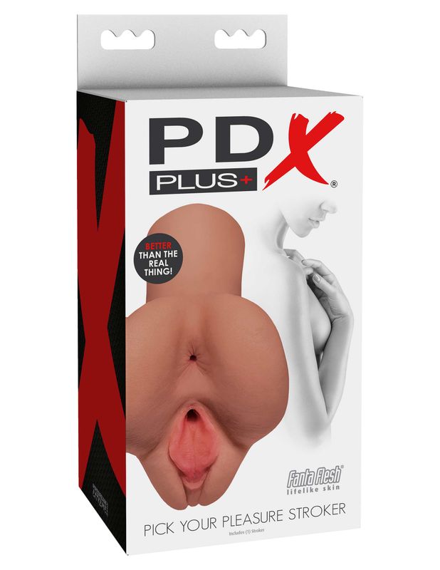 PDX PLUS PICK YOUR PLEASURE STROKER TAN