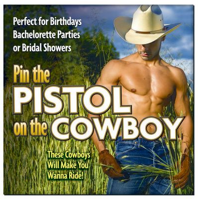 PIN THE PISTOL ON THE COWBOY