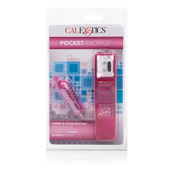 POCKET EXOTIC TURBO 8 SINGLE BULLET W/ SLEEVE PINK