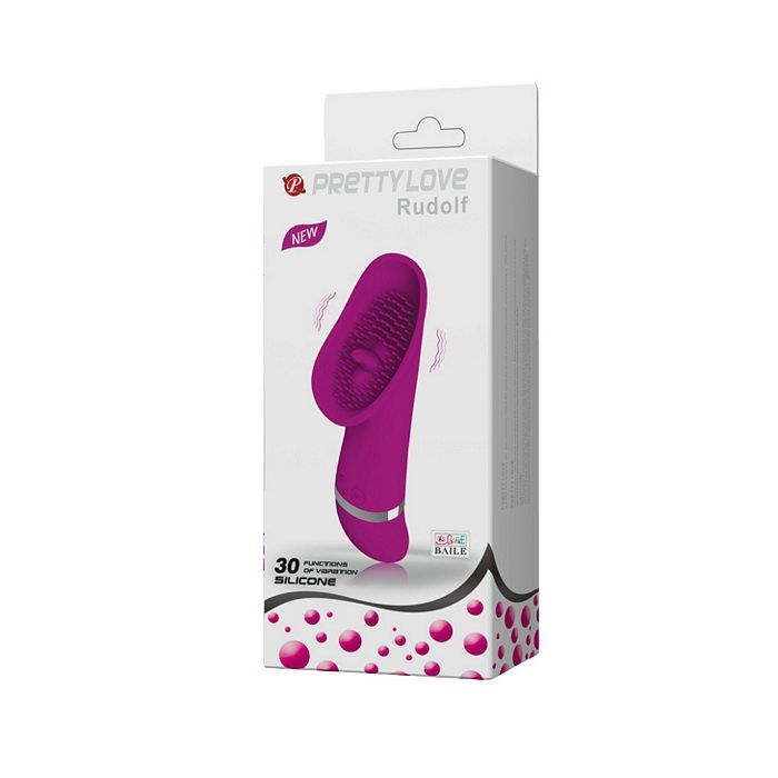 PRETTY LOVE RUDOLF CLITORAL STIMULATOR SILICONE PURPLE