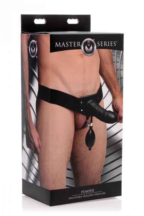 MASTER SERIES PUMPER HOLLOW INFLATABLE STRAP ON