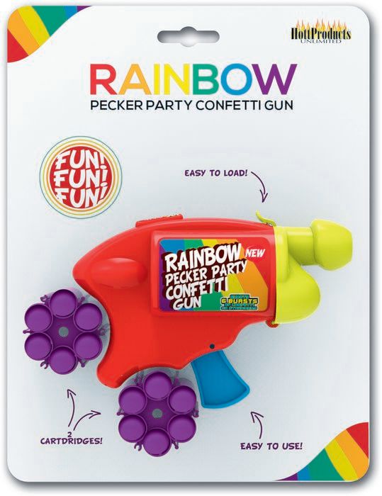 RAINBOW PECKER CONFETTI GUN