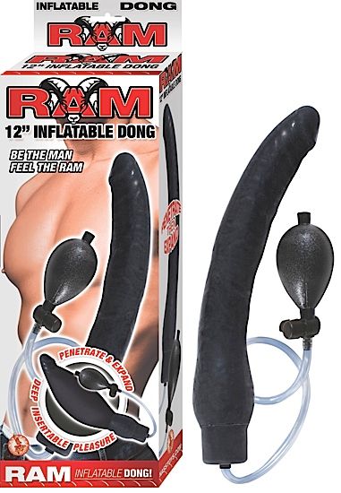 RAM 12 IN INFLATABLE DONG BLACK