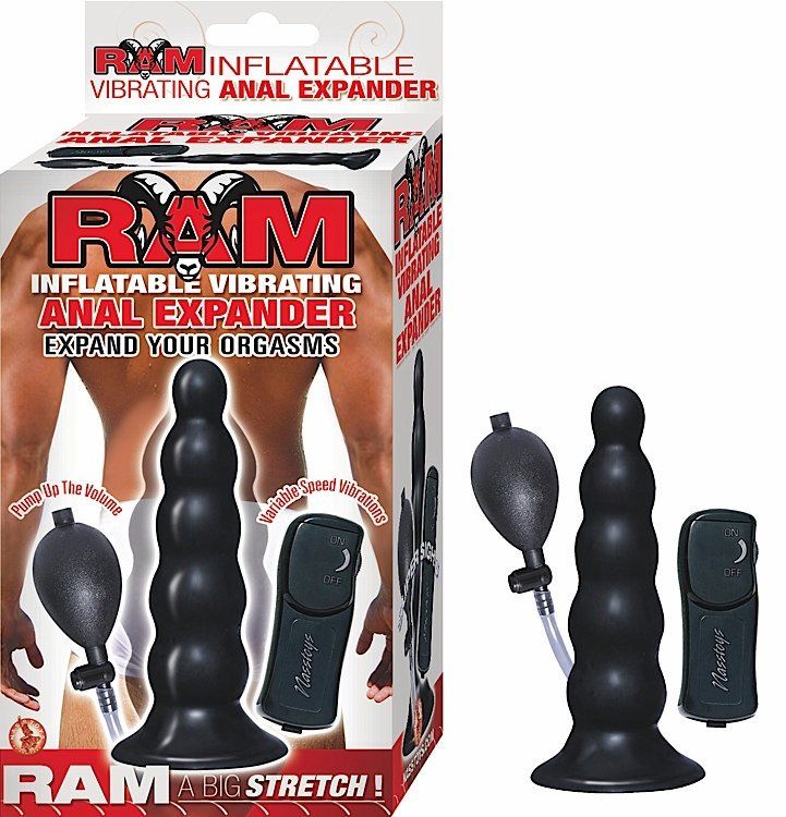 RAM INFLATABLE VIBRATING ANAL EXPANDER