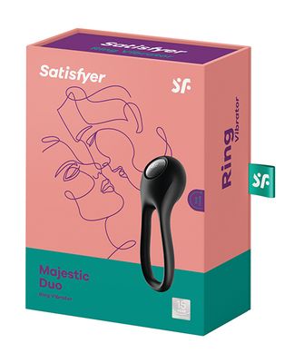 SATISFYER MAJESTIC DUO BLACK