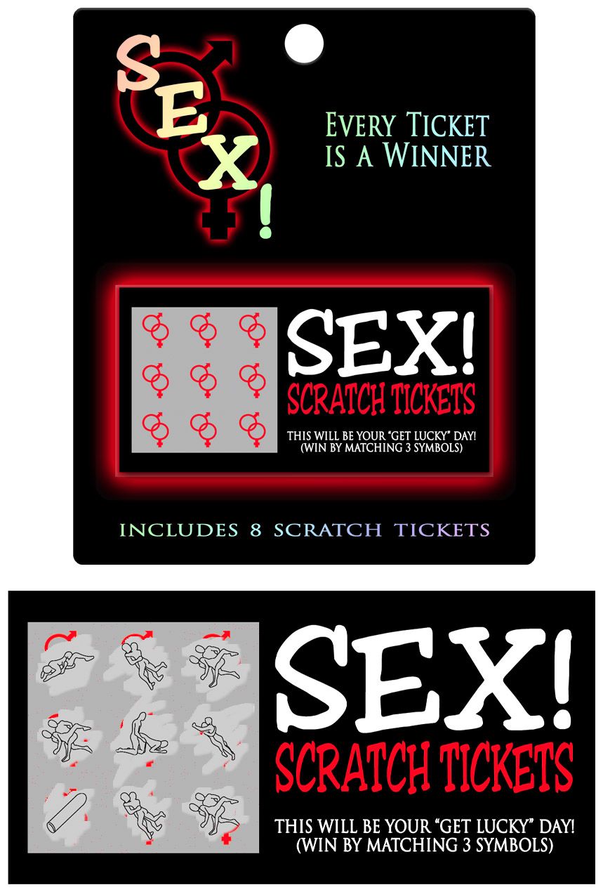 SEX SCRATCH TICKETS