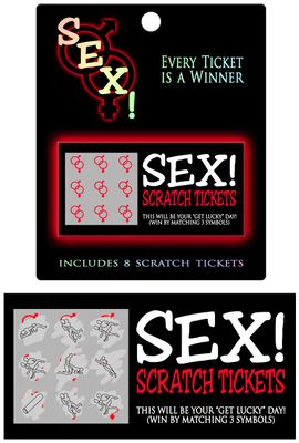 SEX SCRATCH TICKETS