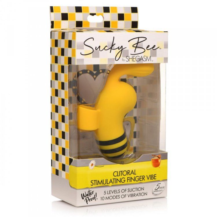 SHEGASM SUCKY BEE CLIT STIM FINGER VIBE