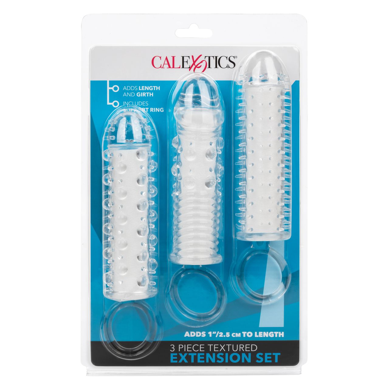 3 PIECE TEXTURED EXTENSION SET