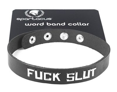 SM COLLAR - FUCK SLUT