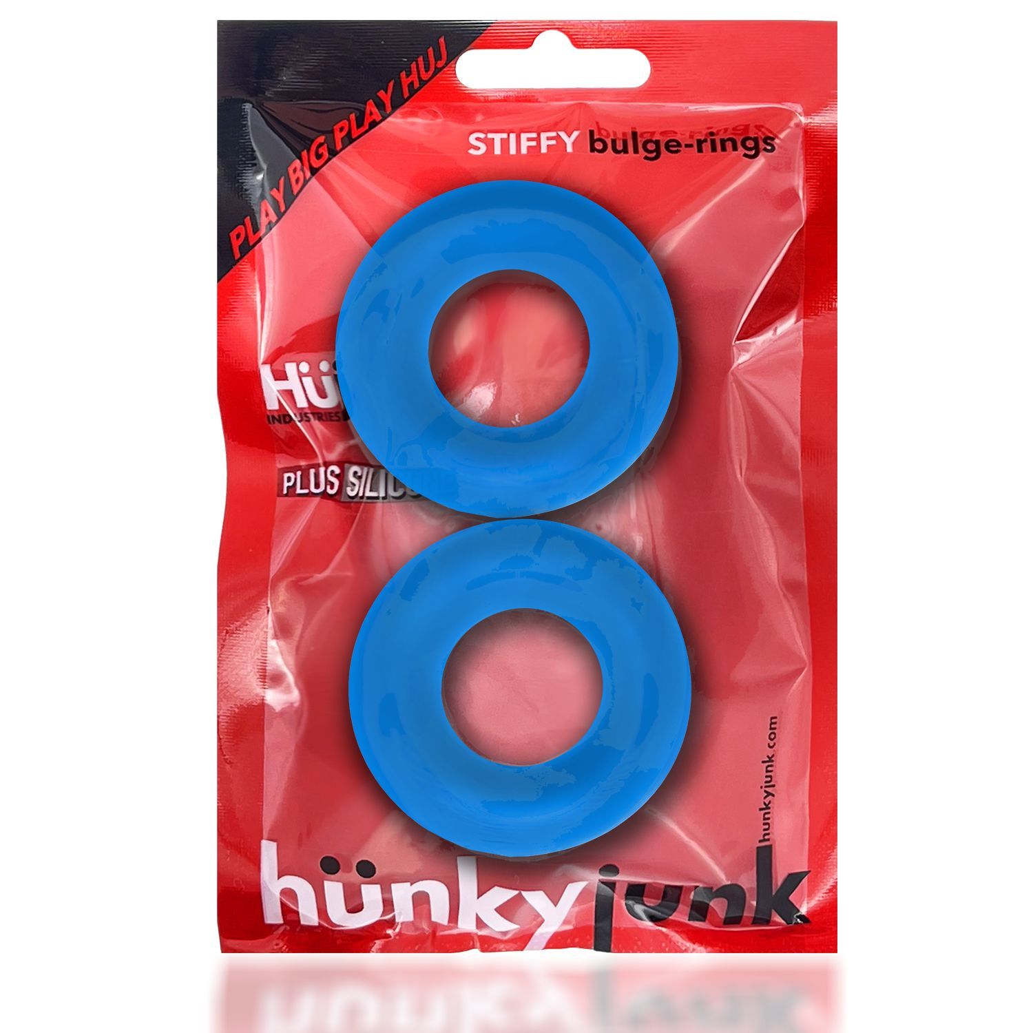 STIFFY 2PK C-RINGS TEAL ICE