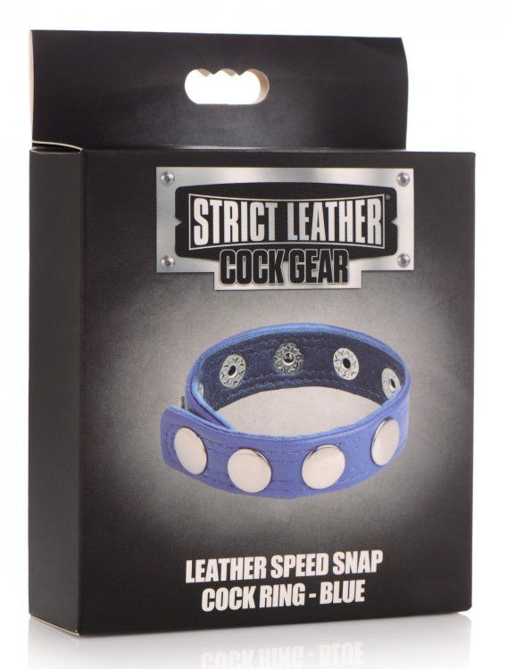 STRICT LEATHER COCK SPEED SNAP COCK RING BLUE