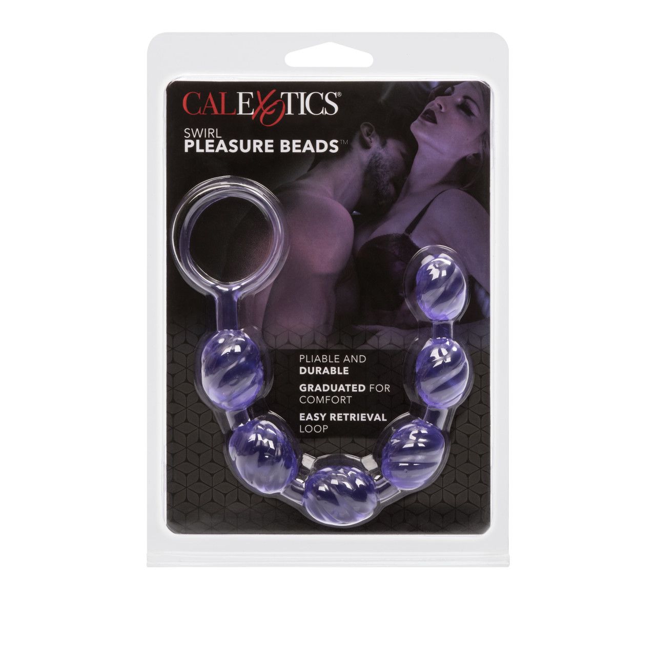 SWIRL PLEASURE BEADS PURPLE
