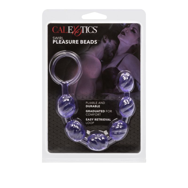 SWIRL PLEASURE BEADS PURPLE
