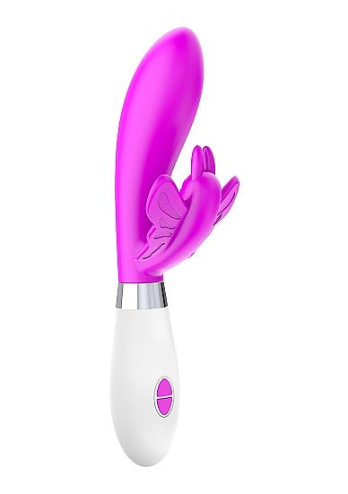 ALEXIOS BUTTERFLY &amp; G-SPOT VIBRATOR FUCHSIA