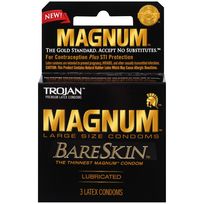 TROJAN MAGNUM BARESKIN 3PK