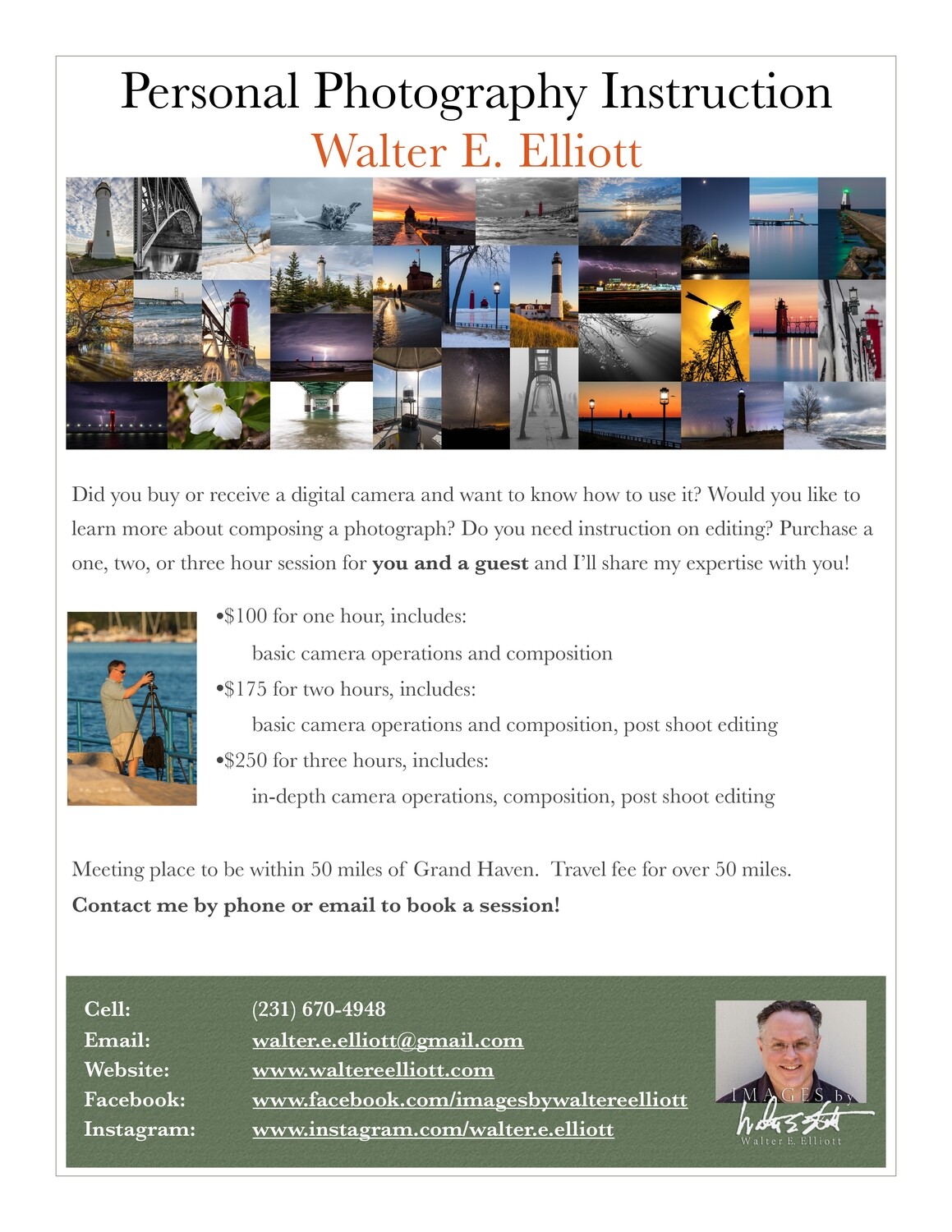 Personal Photography Instruction