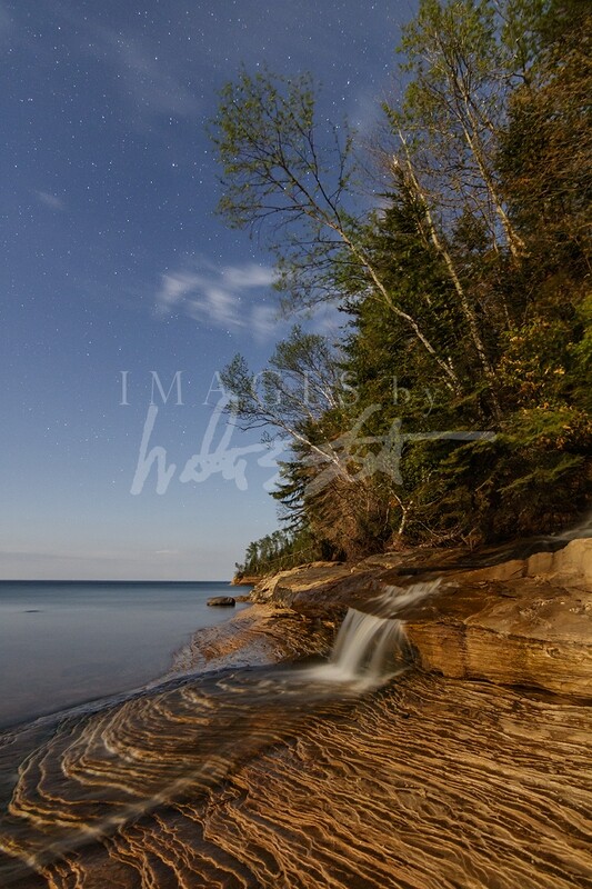 Moonlit Elliot Falls