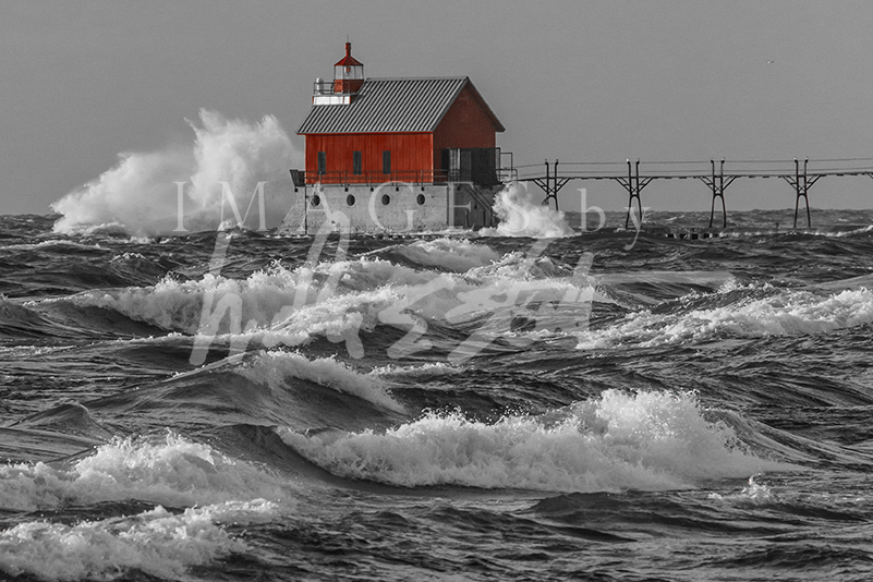 Red Christmas Pier