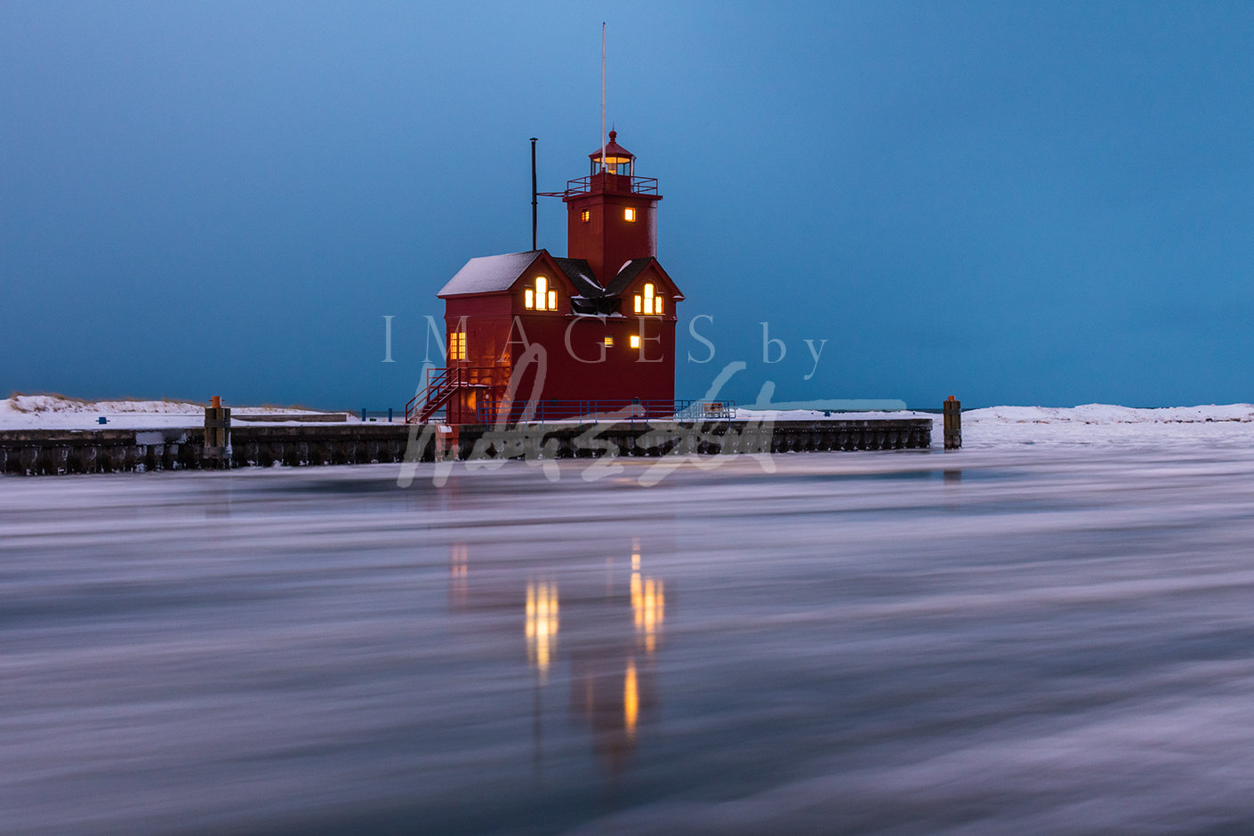 Big Red on Ice