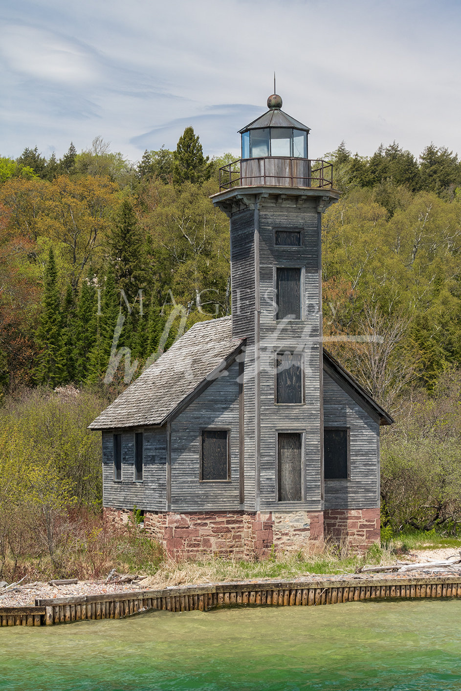 East Channel Light and Clouds