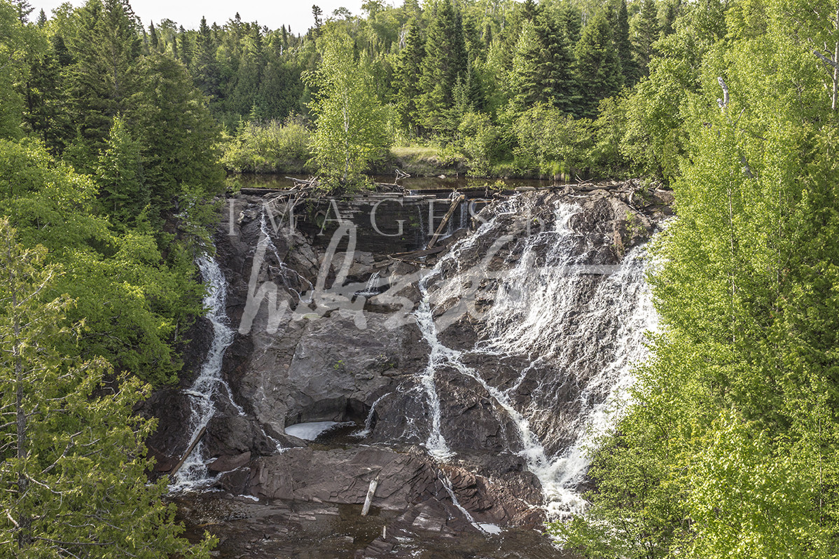 Eagle River Falls Above
