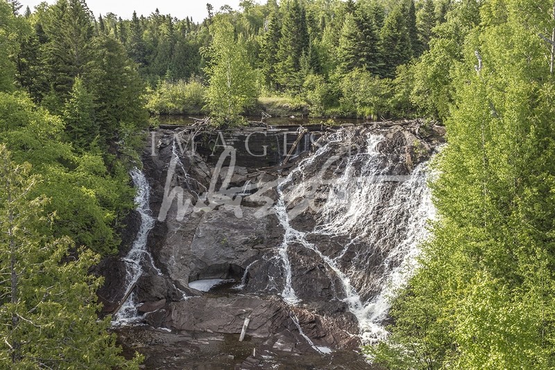 Eagle River Falls Above